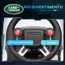 Macchina Elettrica per Bambini Licenza Land Rover Discovery 6V Velocità 3km/h Bianco 