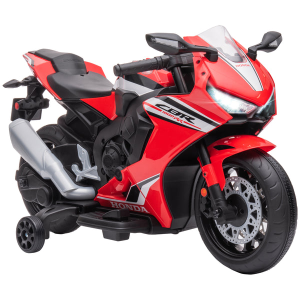 acquista Moto Elettrica per Bambini con Licenza Honda CBR 1000RR 6V Velocità 3km/h Rosso