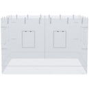 Pareti per Gazebo 3 Pezzi 300x195 cm in Rete di Nylon Bianco