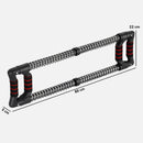 Power Twister Estensore per Pettorali a 4 Molle con Resistenza da 10 a 80 kg in Acciaio Inox Nero   