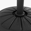 Base per Ombrellone Rotonda Ø43cm da 13kg  per Pali da 38mm e 48mm  in Cemento Nero