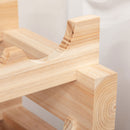 Portabottiglie  Cantinetta Vini con 8 Ripiani per 96 Bottiglie 114x28x113,5 cm in Legno di Pino   