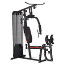 Stazione Fitness Multifunzione con 45 kg di Pesi 160x108x200 cm Nero  