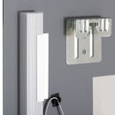 Specchio Bagno a Parete Luce LED a 3 Colori Mensola in Vetro 50x12x70 cm 