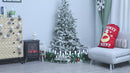 Sapin de Noël artificiel recouvert de neige 180 cm 472 pointes vert
