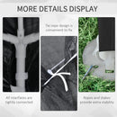 Gazebo  Pieghevole con Zanzariera e 2 Ingressi 4x3m in Metallo e PE Grigio Scuro