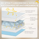 Set 100 Tappetini Assorbenti Traversine Igieniche 45x30 cm a 6 Strati 