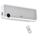 Riscaldatore Elettrico da Parete Timer 3 Modalità 56x18,5x11,7 cm Bianco e Argento  