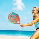 Racchetta Padel in Fibra di Carbonio con Impugnatura Antiscivolo e Borsa di Trasporto    