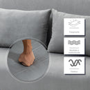 Divano Letto Singolo con Seduta Regolabile in 5 Posizioni 105x80x78 cm in Finta Pelle Grigio Chiaro  