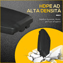 Base per Ombrellone 80x60x17 cm Riempibile fino a 75 kg con Base a T Inclusa Nero   