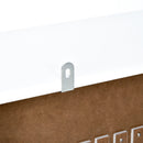 Copritermosifone Bianco 78x19x82 cm in MDF con Piano d'Appoggio e Design Antiribaltamento