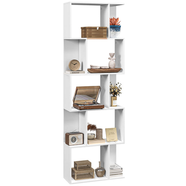 online Mobile Libreria 5 Ripiani 60x24x184,5 cm Bianco