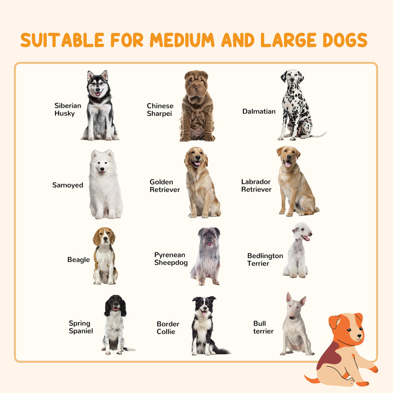 Cancelletto di Sicurezza per Animali Domestici 123x102x100 cm in Acciaio e Plastica Bianco