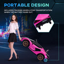 Macchina Elettrica per Bambini 12V con Licenza Lamborghini Sian FKP 37 Rosa