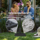 Base per Ombrellone Quadrata da 15kg Pali da 32-38-48 mm Nero  