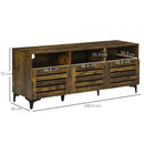 Mobile TV Max 65” 140,4x36x55 cm in Truciolato Marrone