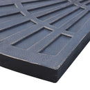 Set 2 Pesi per Ombrellone a Base a Croce 66x47x4,2 cm da 28 kg Totali Design a Ventaglio in Colofonia Bronzo 