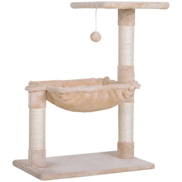 prezzo Torre Tiragraffi per Gatti 50x36x70 cm in Legno e Peluche Beige