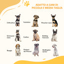 Cancelletto per Cani taglia Piccola e Media 74-100x76 cm in Acciaio e PA Bianco-4