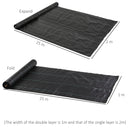 Telo Pacciamatura da Giardino 2x25m in Polipropilene Nero