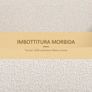 Poltrona a Donodolo 60x76x74 cm in Poliestere e Legno di Pioppo Grigio