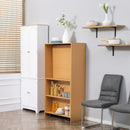 Tavolo Pieghevole da Pranzo max 3 Persone 75x144x144,5 cm in Truciolato e Acciaio color Legno