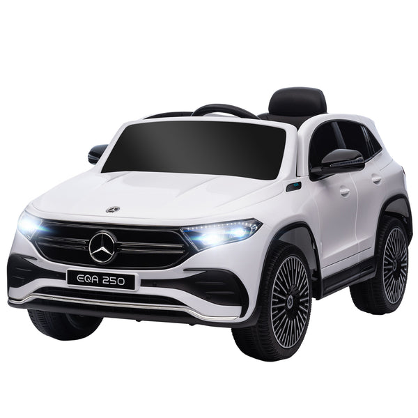 Macchina Elettrica per Bambini 12V con Licenza Mercedes EQA 250 Bianca sconto
