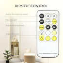 Specchio da Terra 40x37x156,5 cm con Luce LED Dorato