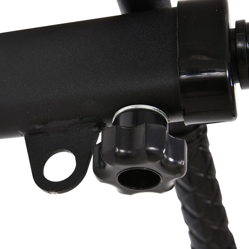 Barra per Trazioni a Muro 2 in 1 con 3 Impugnature Diverse 93,5x65x17 cm in Acciaio Nero