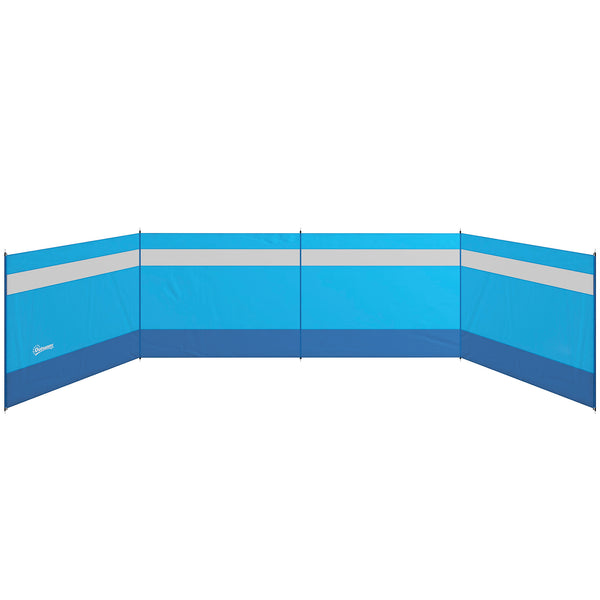 Paravento da Campeggio 725x140 cm Pieghevole Frangivista Azzurro online