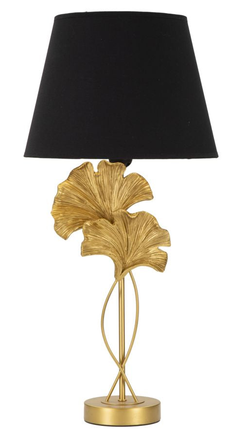 Lampe de table Flow 30x63x30 cm en fer doré/noir sconto