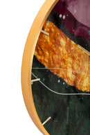 Orologio da Parete Mity 5x60x5 cm in Vetro MDF e Metallo Multicolor-2