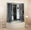 Box Doccia Idromassaggio Vasca Sauna e Bagno Turco Ingresso a Destra 130x85cm Vorich Florence-1
