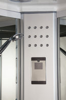 Box Doccia Idromassaggio Vasca Sauna e Bagno Turco Ingresso a Destra 115x90cm Vorich Florence2-7