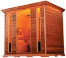 Sauna Finlandese ad Infrarossi 4 Posti 188x148 cm in Hemlock Canadese H188 Vorich Luxury Eco-5