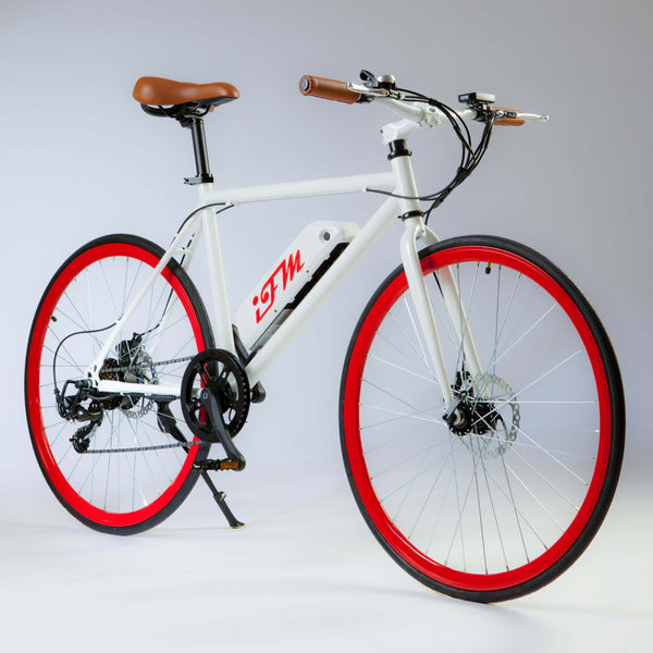Vélo Électrique Homme 26" IMT City Bike Rouge prezzo