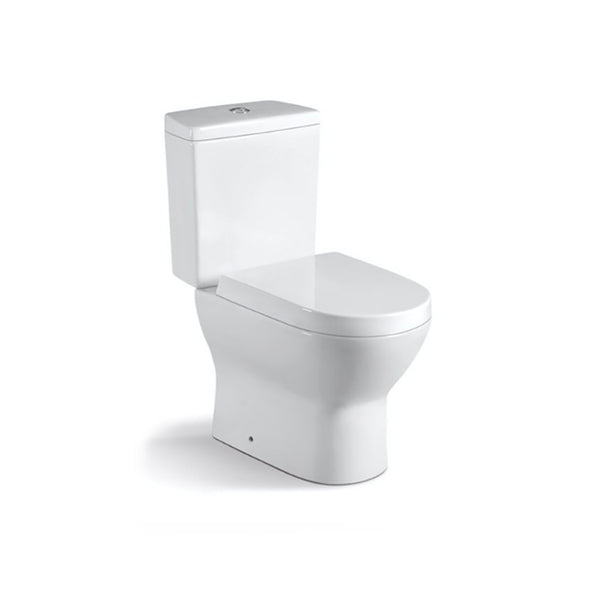 sconto WC avec réservoir extérieur en céramique 36x68x79cm Vorich Comfort Blanc