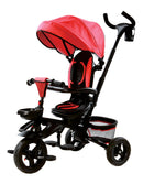 Passeggino Triciclo Pieghevole per Bambini Miller Rosso-1