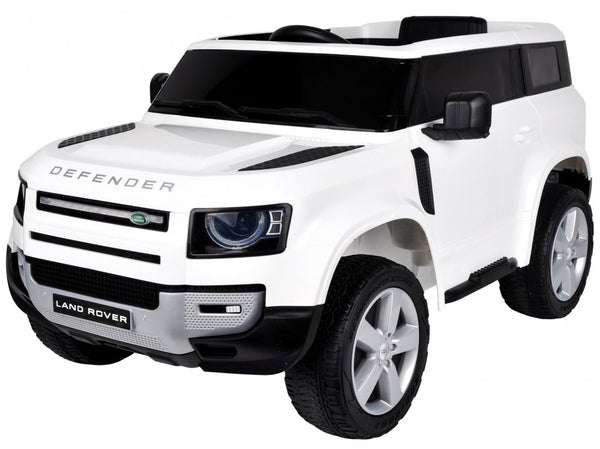 Voiture jouet électrique pour enfants 12V avec permis Land Rover Defender Blanc prezzo