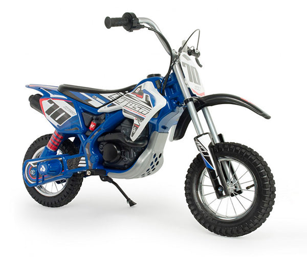 sconto Moto Elettrica per Bambini 24V Ruote Gonfiabili X-Treme Blue Fighter