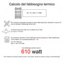 Scaldasalviette da Bagno in Acciaio H1500 mm Bonussi Stand Dritto Bianco Varie Misure-4