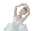Ballerina Dicy 8x8x23 cm in Resina Bianco-5