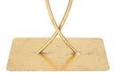 Scultura Leaf Glam 35x11,5x44 cm in Ferro Oro-2