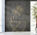 Scultura Leaf Glam 35x11,5x44 cm in Ferro Oro-8