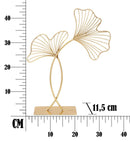 Scultura Leaf Glam 35x11,5x44 cm in Ferro Oro-9