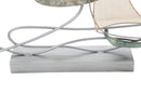Scultura Regata 64x8,9x60 cm in Ferro Multicolor-5