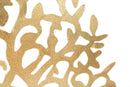 Scultura Albero Oro 31x8,5x31,5 cm in Ferro Oro-4