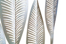 Scultura Shot Leaf 47x10x52,5 cm in Ferro e MDF Oro-5