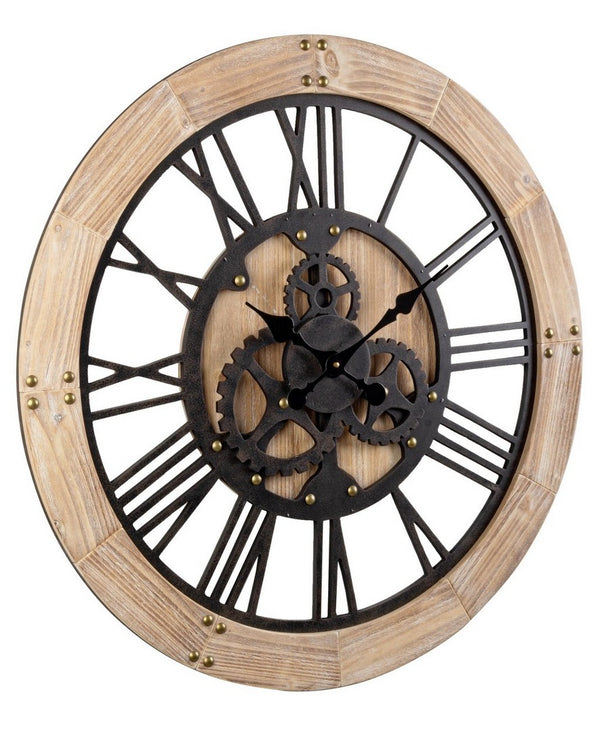 Orologio da Parete  Ø80x5 cm in Legno Ticking online